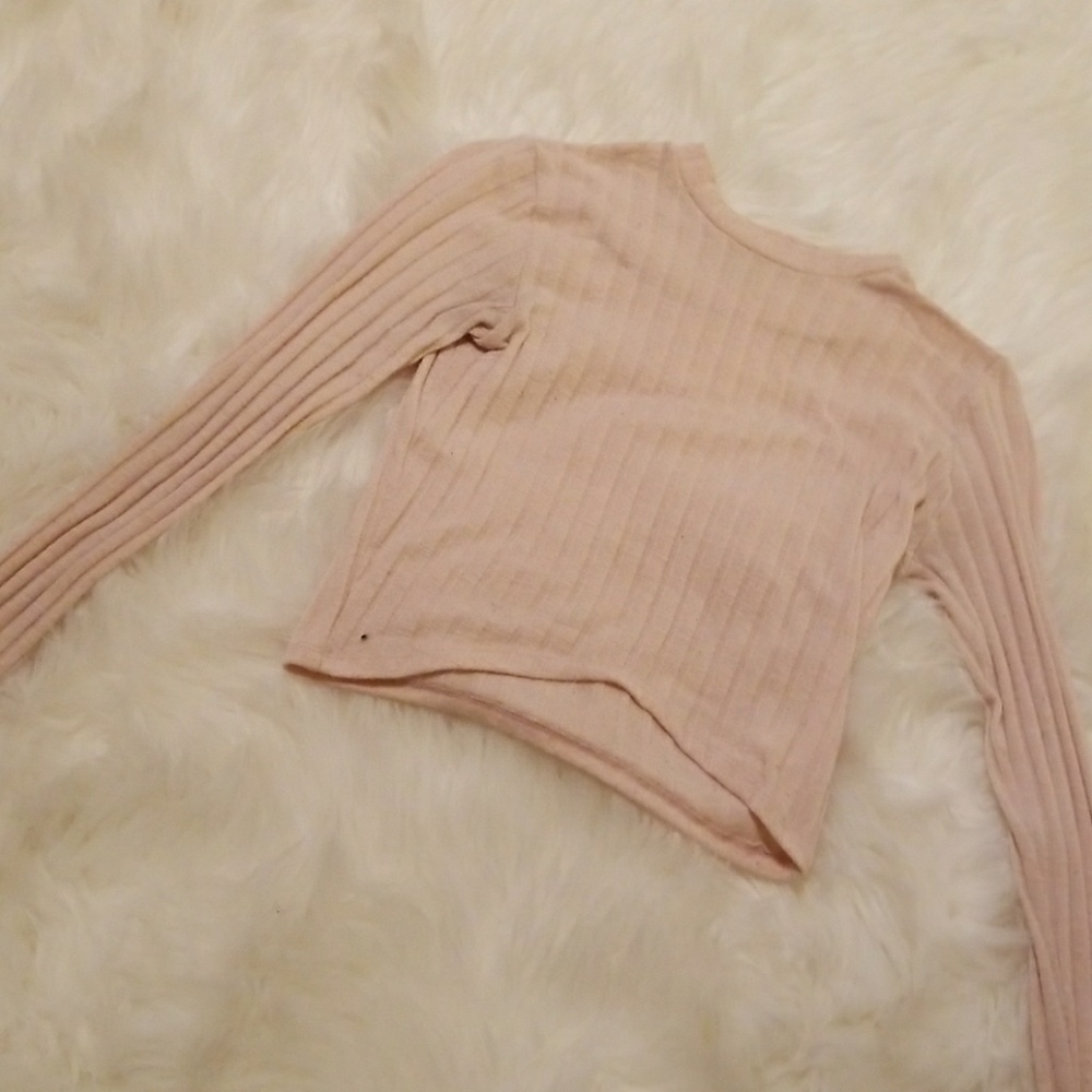 LA Hearts Pink Crop